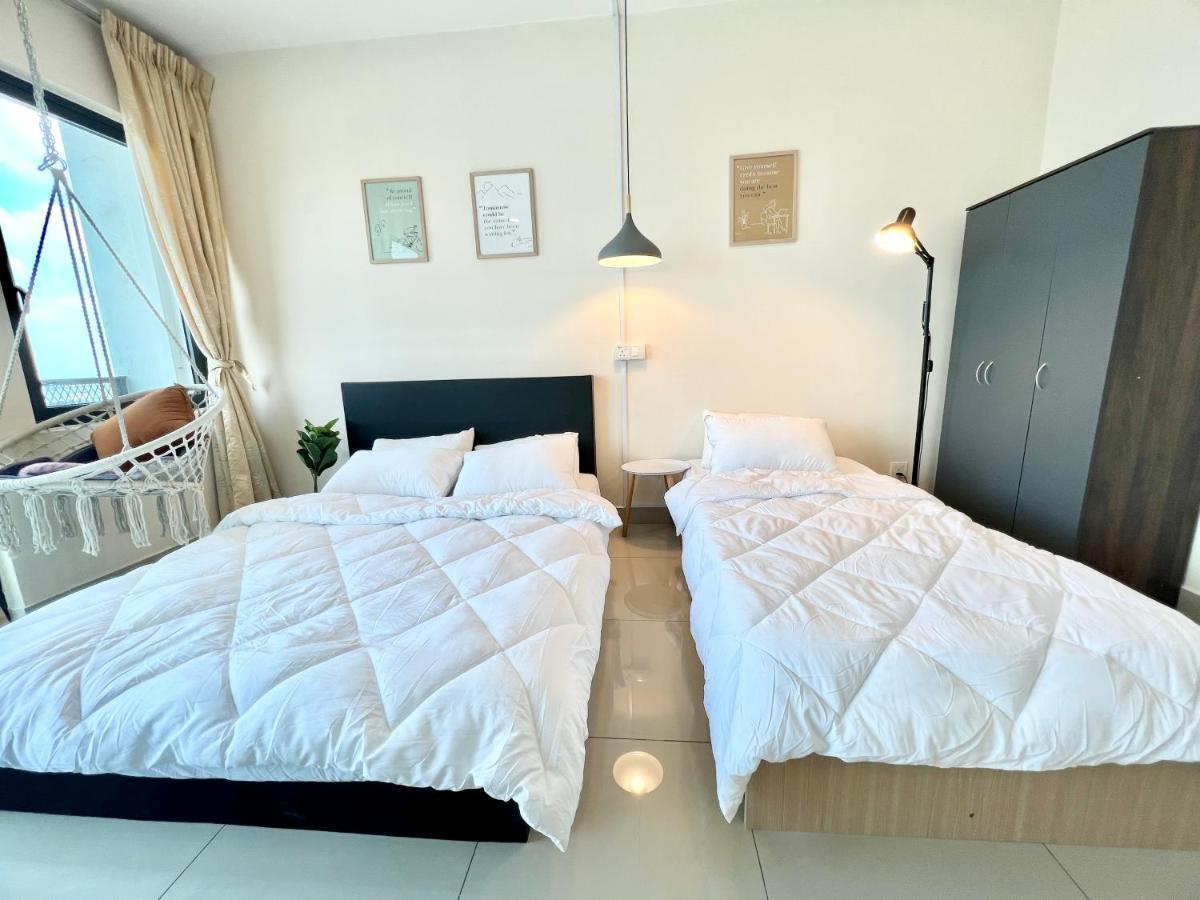 A 1-4 Pax Cozy Studio Tv Box Pool 100Mps Wifi 3 Bed Trefoil Setia Alam Εξωτερικό φωτογραφία